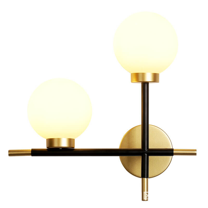 GlowVine Wandlampe im nordischen Design | Minimalistisches Glas-Design | 1 oder 2 Lichter | Elegante Wandleuchte