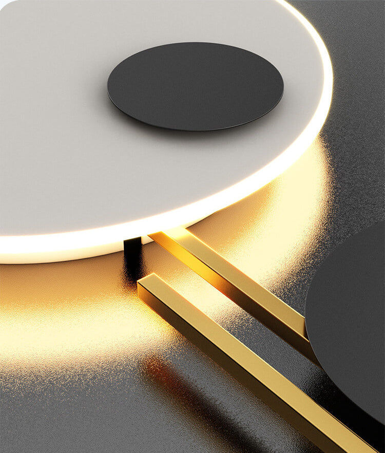 NovaGlide LED Wandlampe | Modernes Runddesign | Minimalistisch & Dekorativ | Metall Wandbeleuchtung