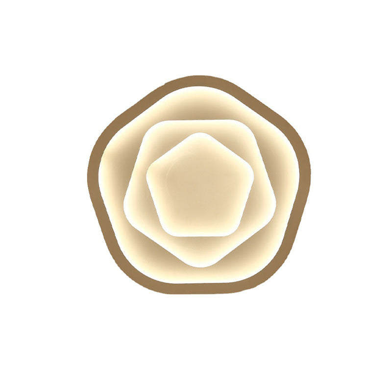 Roselyn LED Deckenleuchte | Romantisches Rosendesign | 3 Farben Wechselbar | Dimmbar