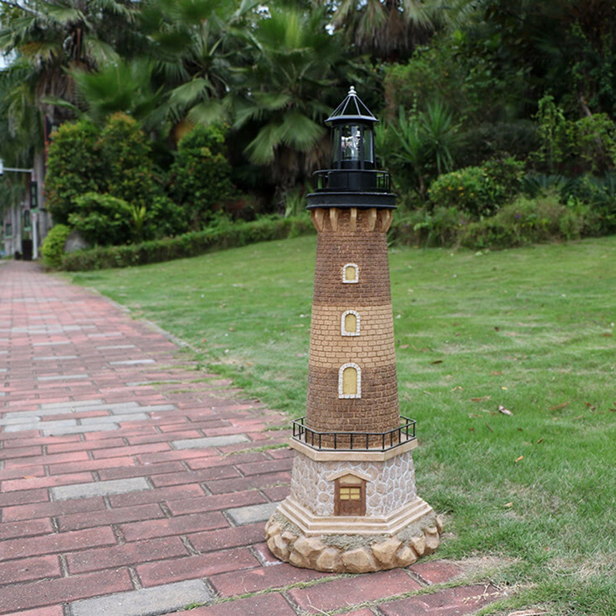 SolarSpin LED Gartenleuchte | Rotierender Turm | Solarbetrieben | Deko & Landschaftsbeleuchtung