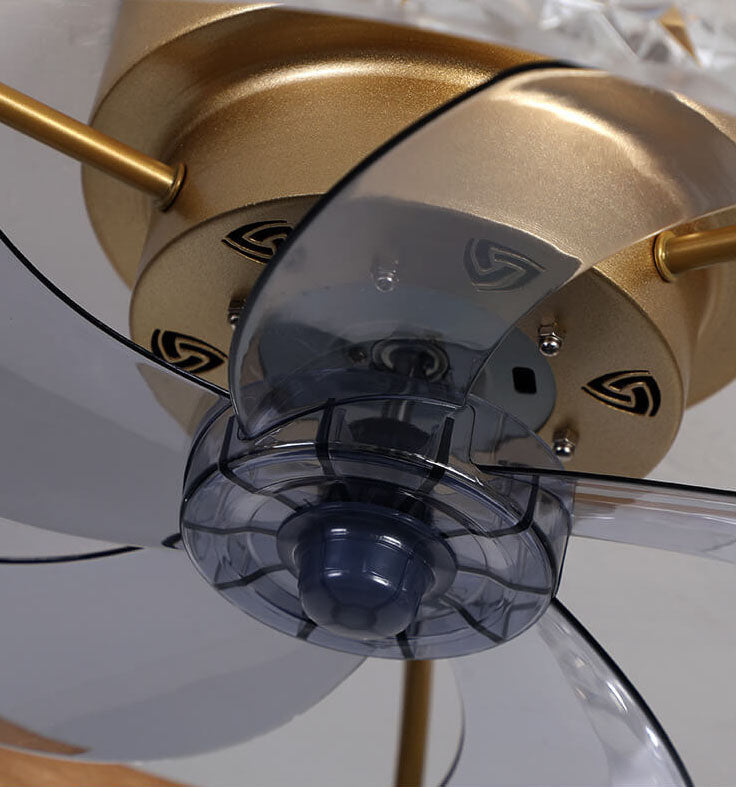 AeroRing Modern LED Deckenventilator | Semi-Flush Mount | Kreisdesign | Stimmungslicht & Lüfterfunktion