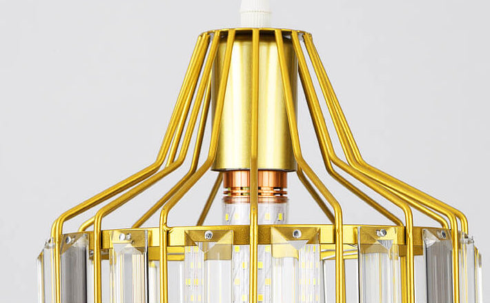 LustraVive Kristall-Deckenleuchte | Modernes Kuppeldesign | 1-Licht Semi-Flush Mount | Zeitlose Eleganz für Ihr Zuhause