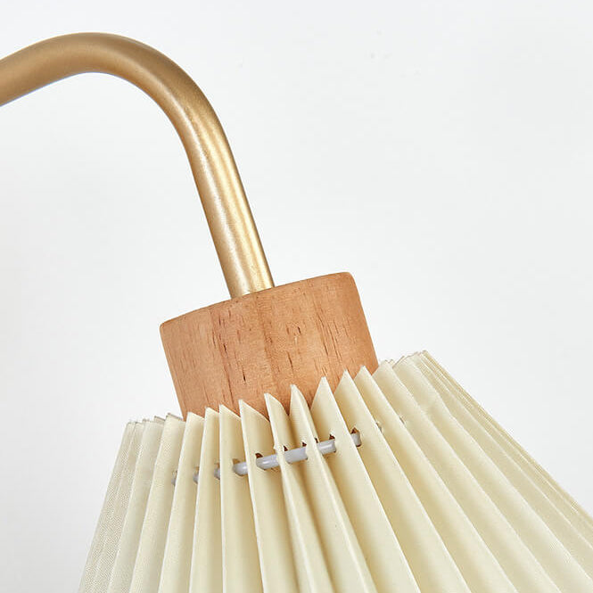 LumaShade Minimalistische Wandleuchte | Plissee-Schirm | Modernes Design | Dekorative Beleuchtung