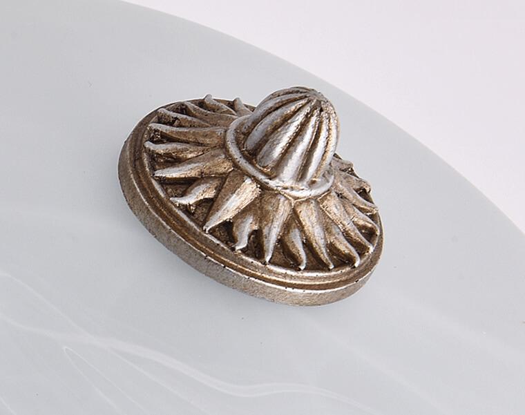 SolaraBowl Deckenleuchte | Vintage Glasschirm im Sonnen-Design | 1/3-Licht Flush-Mount Lampe | Elegante Beleuchtung