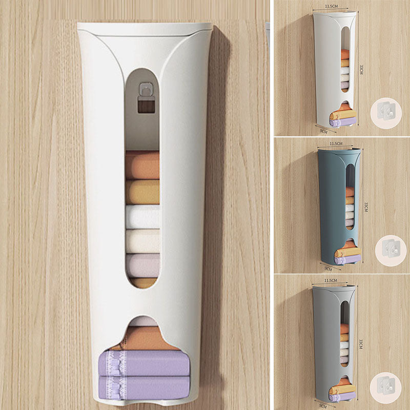 Storify Wandmontierte Socken- und Unterwäsche-Aufbewahrungsbox | Platzsparende Organisation | Moderner Ordnungshelfer