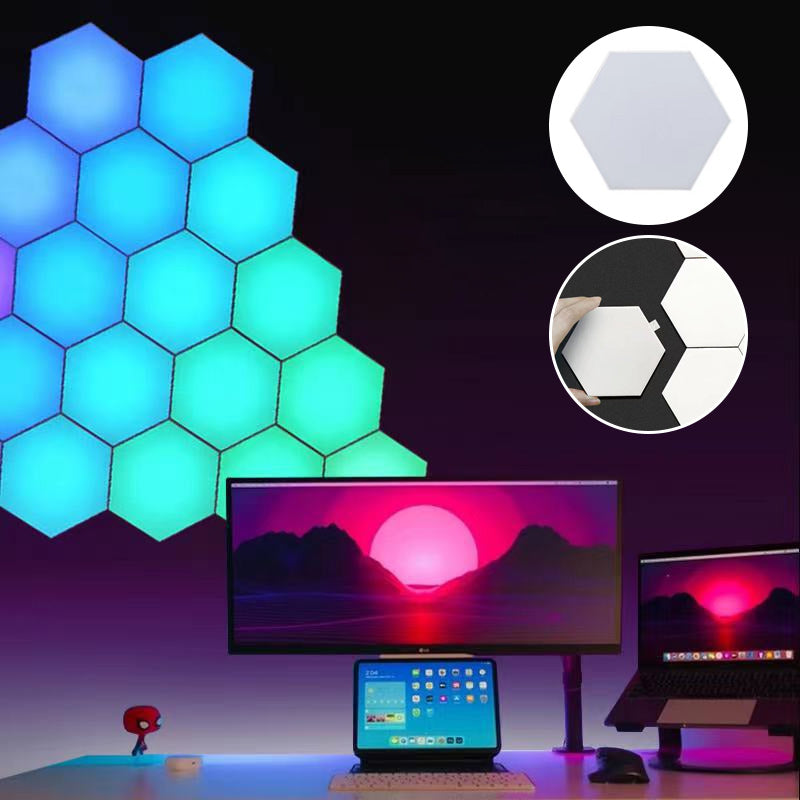 QuantumLight DIY Modul-Nachtlampe | Individuelles LED-Lichtdesign | Energiesparende Stimmungsleuchte