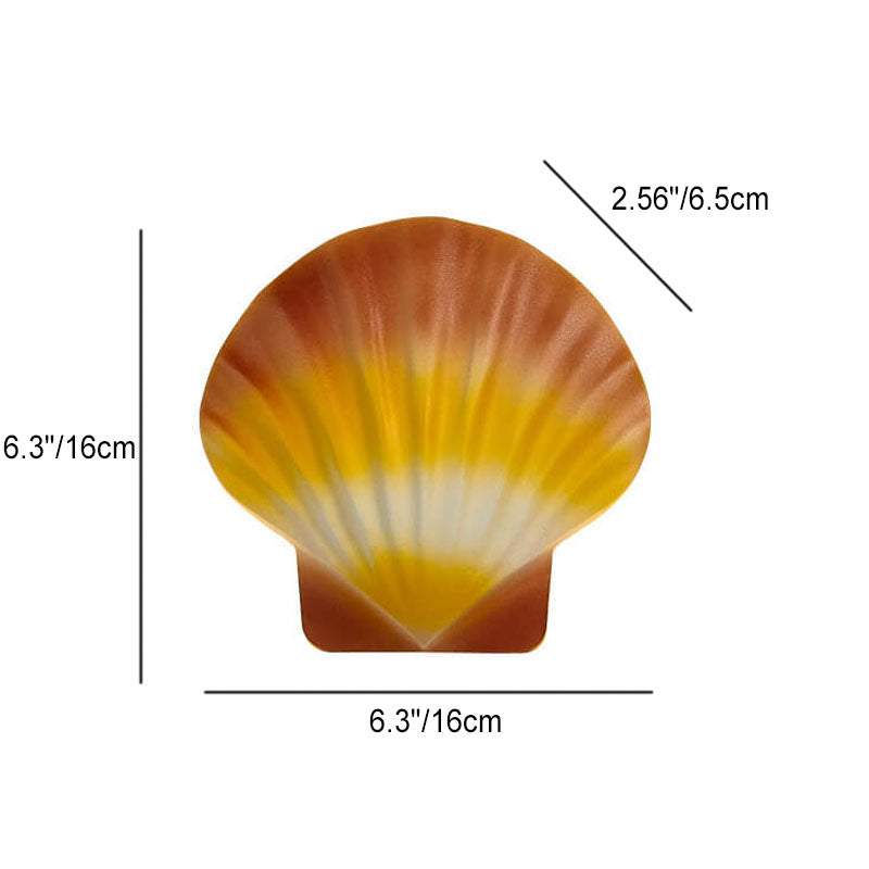 ShellBright LED Wandleuchte | Kreatives Muscheldesign | Aluminium | Wasserdicht | Außenbeleuchtung