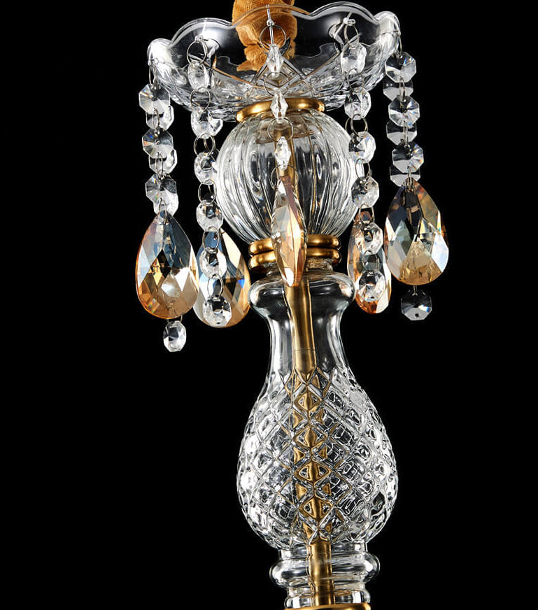 CrystalVive Pendelleuchte | Luxus Kristallkuppel | Moderne 1-Licht Hängelampe | Elegante Beleuchtung für Zuhause