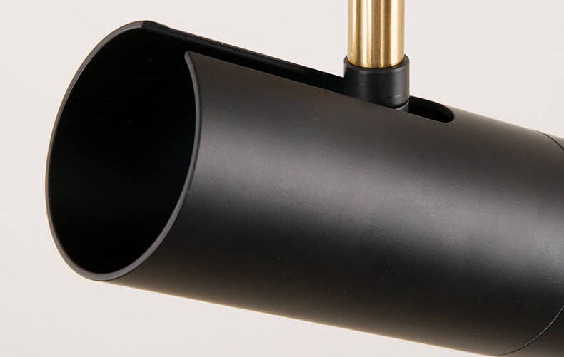 GlintBeam LED Spotlight Hängeleuchte | Minimalistisches Design | Gold | Modern & Funktional | Warmes Licht