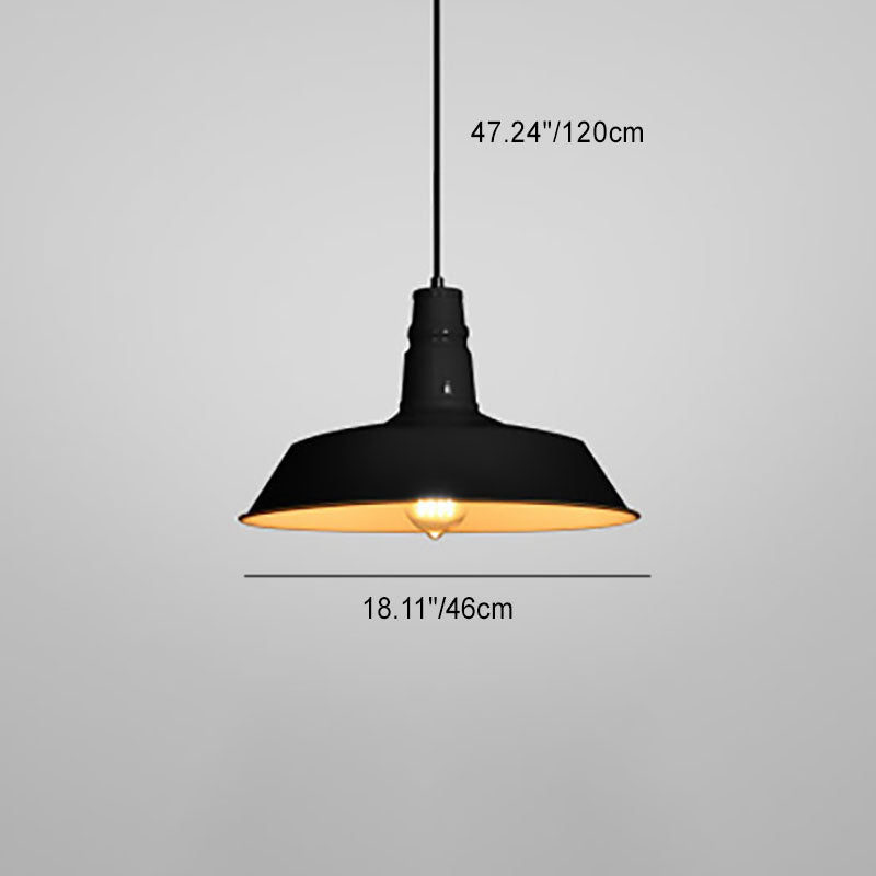 IronSphere Industrielle Runde Pendelleuchte | Moderne Beleuchtung | Vielseitiges Design für Wohnzimmer