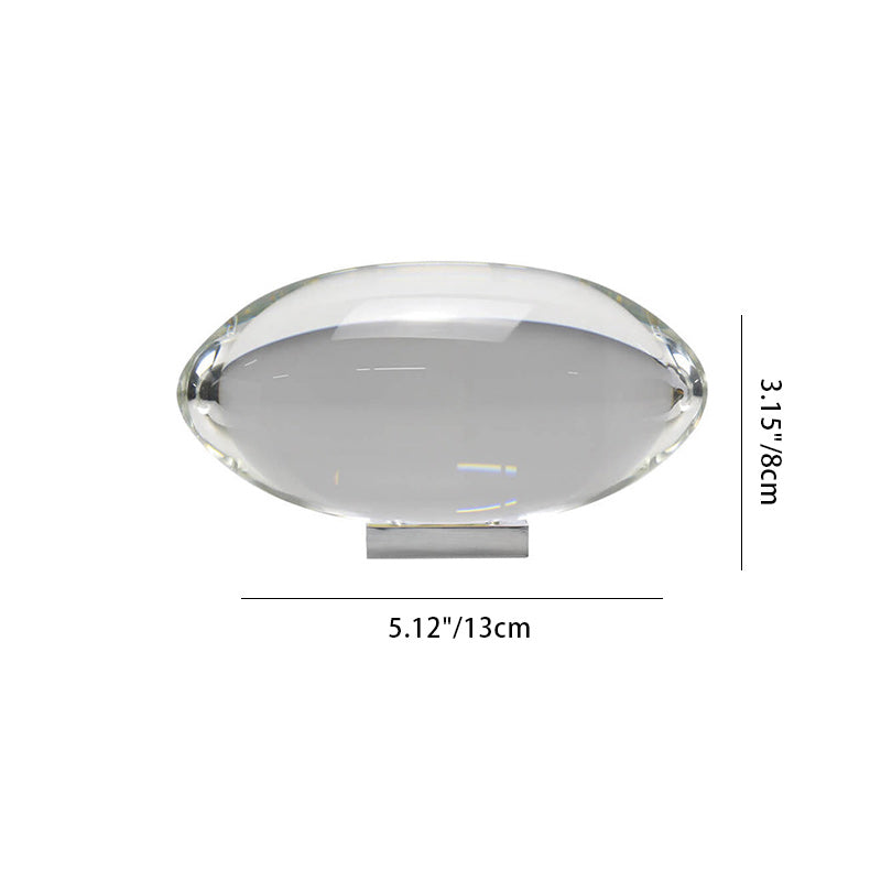 GlareSphere LED Tischlampe | Kreativer Kristallprojektor | Angel Eye Design | Farbwechsel + Fernbedienung