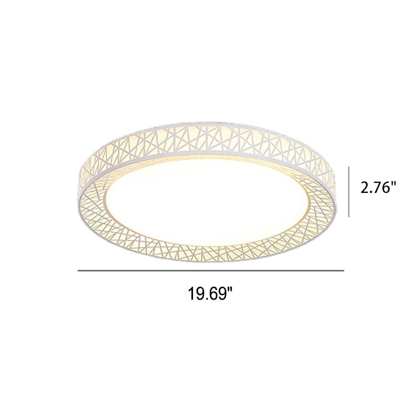 Orbivis Halo LED Deckenleuchte | Kreatives Vogelnest-Design | Modern & Dimmbar | Runde Leuchte