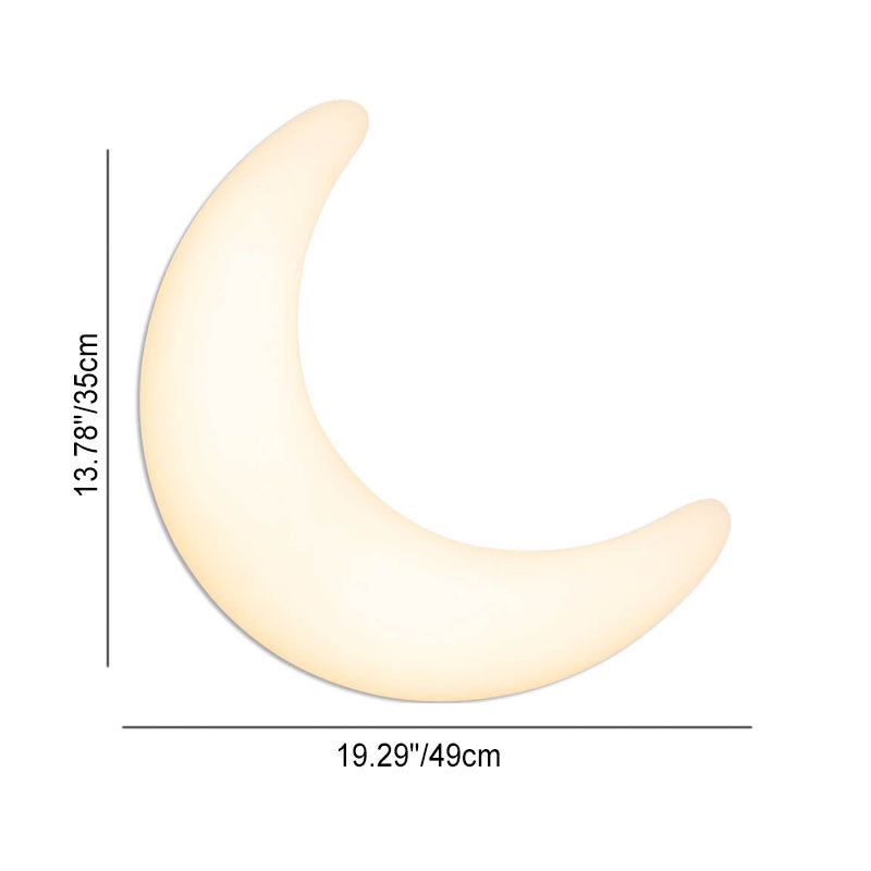 LunaGlide LED Wandleuchte | Modernes Design | Mond-Optik | Dimmbar | Acryl