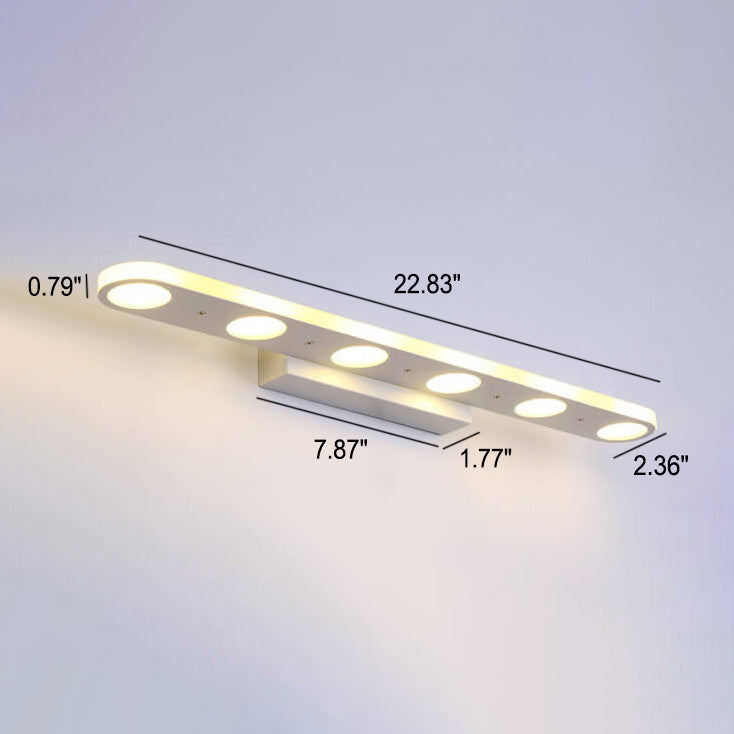 Ovalux BrightLine LED Wandleuchte | Modernes Design | Acryl-Optik | 4/6-flammig | Dimmbar