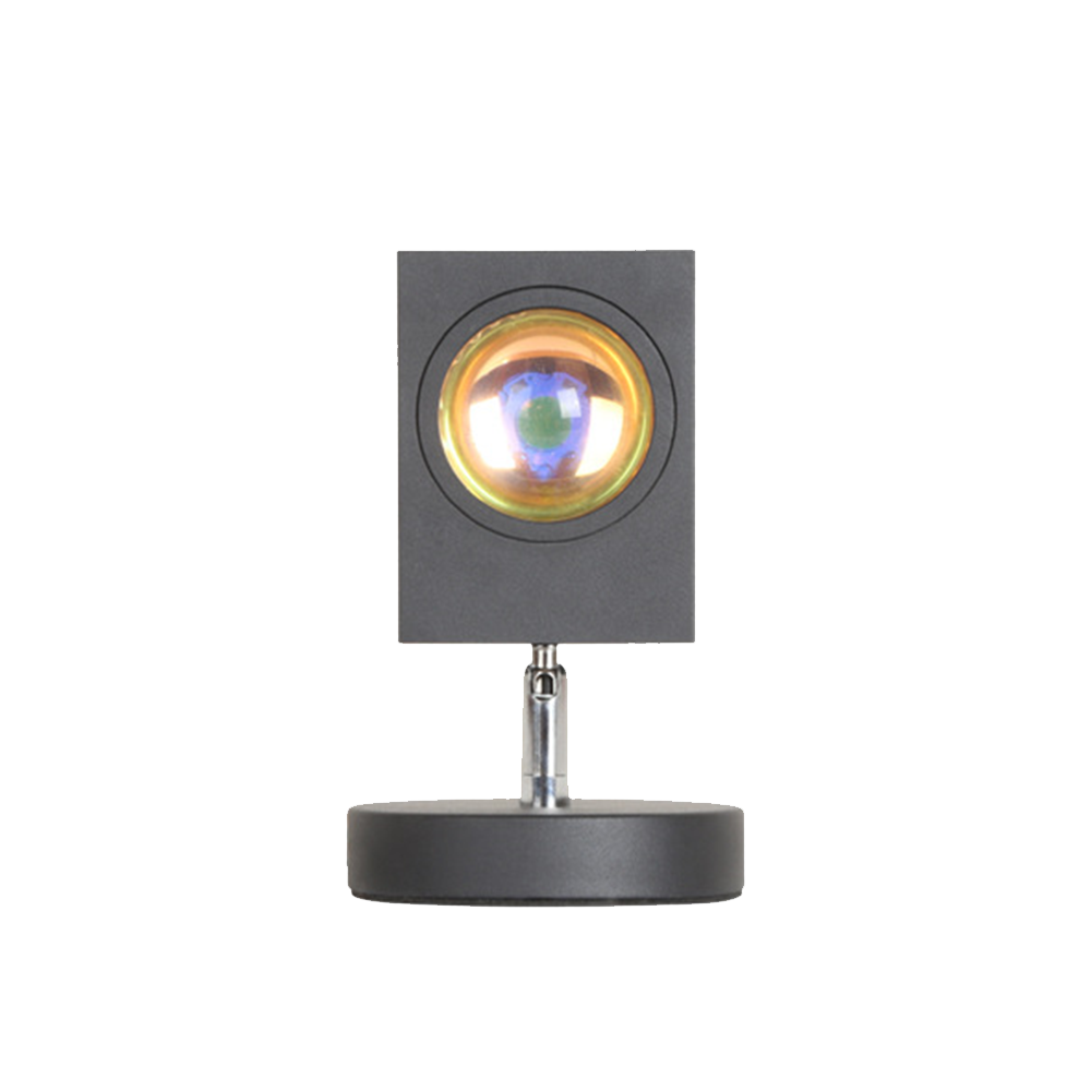 SunGlow Rétro LED Tischlampe | Sonnenuntergang Effekte | Deko für Zuhause & Büro