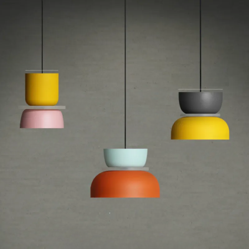 ScandiMacaron Hängeleuchte | Nordic Design Pendelleuchte | Farbakzente für modernes Zuhause