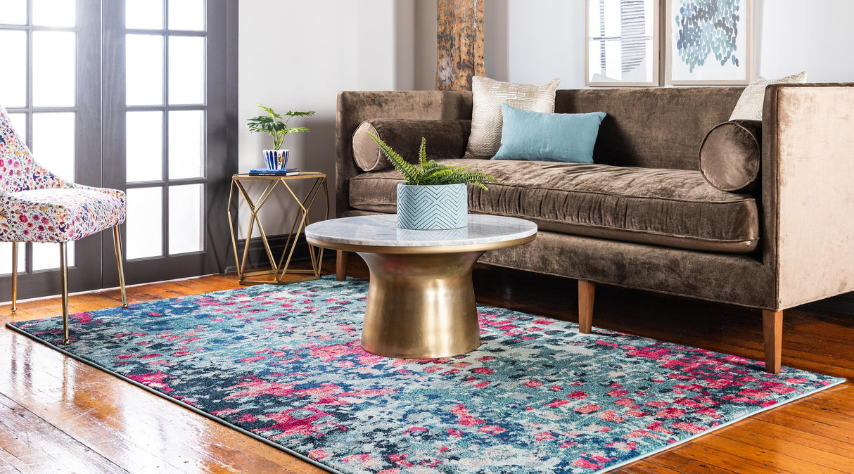 ColorVibe - Moderner Teppich mit Farbmustern | Stilvoll & Strapazierfähig | Perfekte Wohnraumdeko