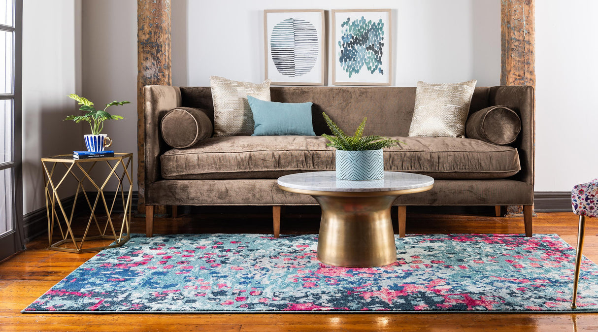 ColorVibe - Moderner Teppich mit Farbmustern | Stilvoll & Strapazierfähig | Perfekte Wohnraumdeko