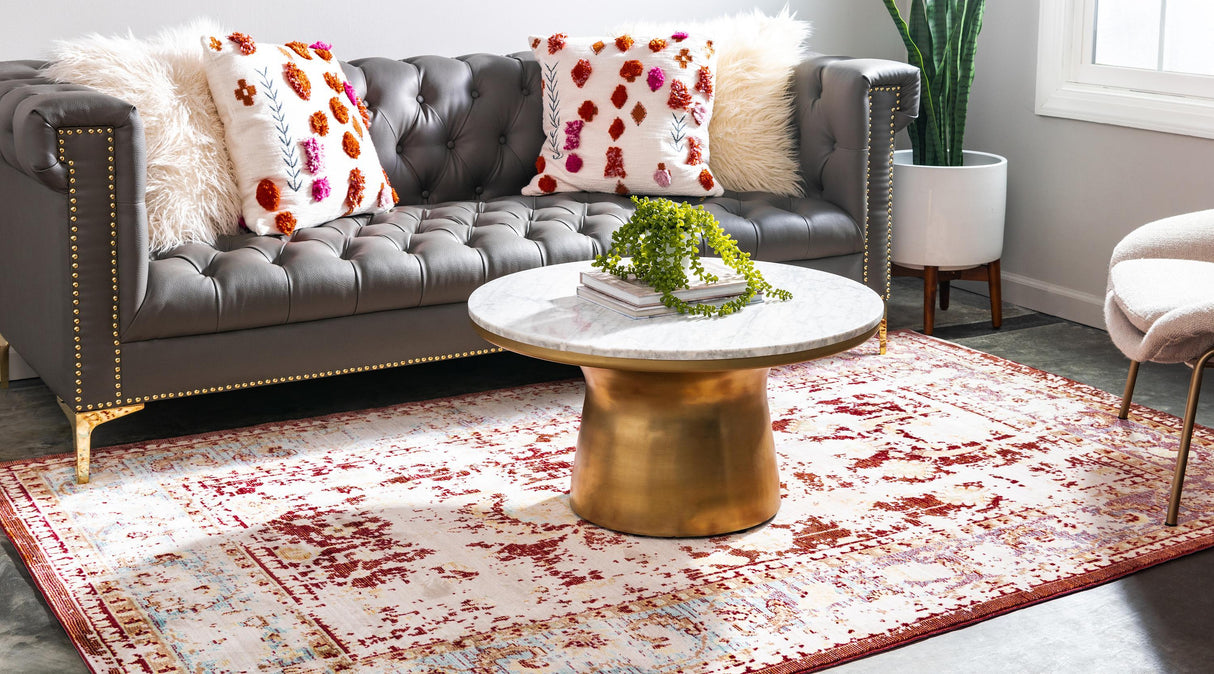 Arboréa Luxe - Faded Teppich im Antik-Look | Vintage Orientteppich | Perfekt für Wohnzimmer & Schlafzimmer