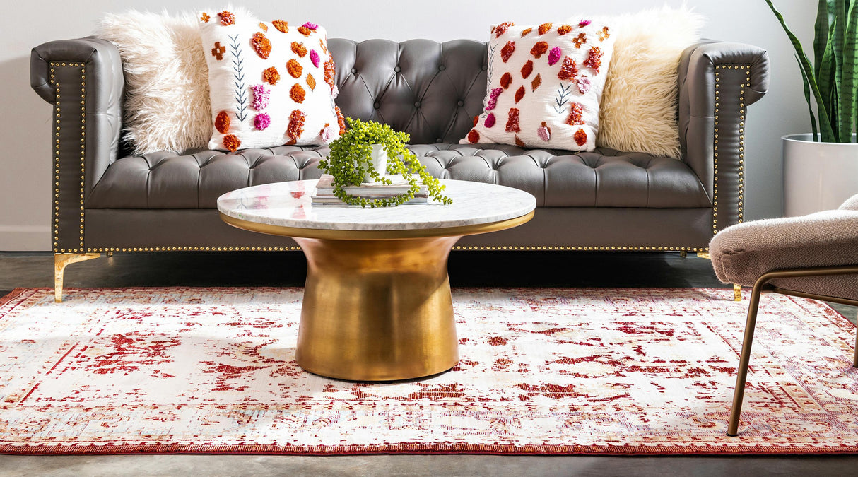 Arboréa Luxe - Faded Teppich im Antik-Look | Vintage Orientteppich | Perfekt für Wohnzimmer & Schlafzimmer