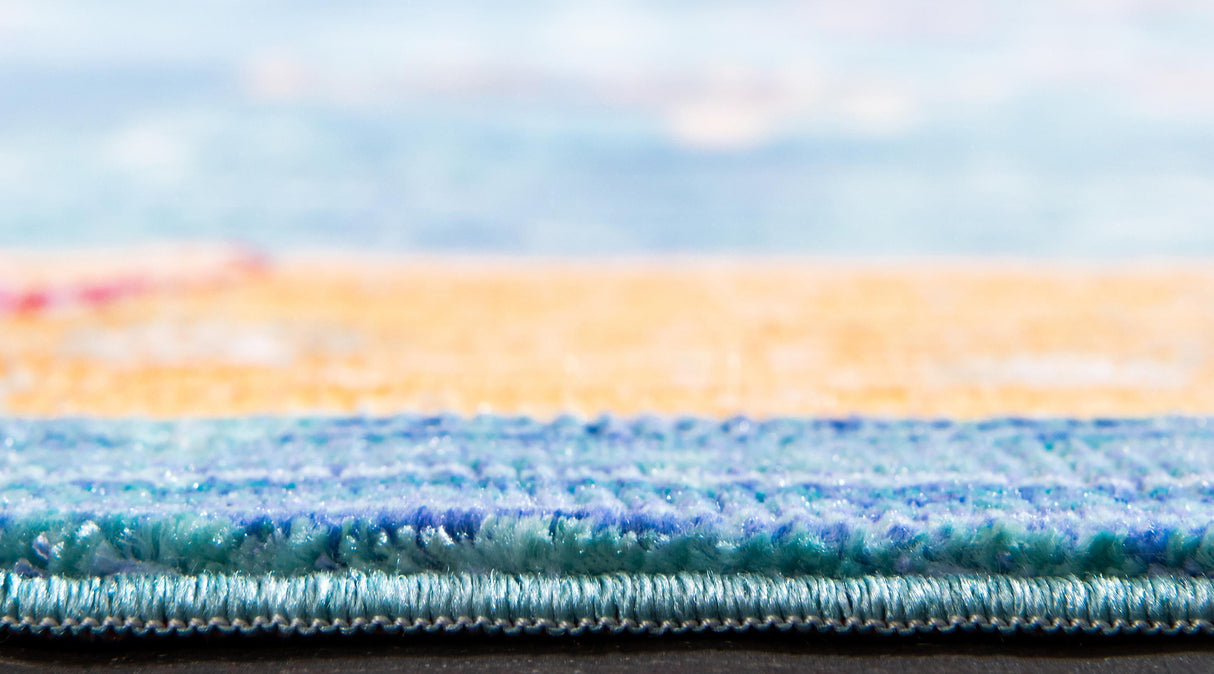 Floravana Vintage Teppich mit Blumenmuster | Eleganter Stil | Weich & Strapazierfähig | Perfekt für Wohnzimmer & Schlafzimmer