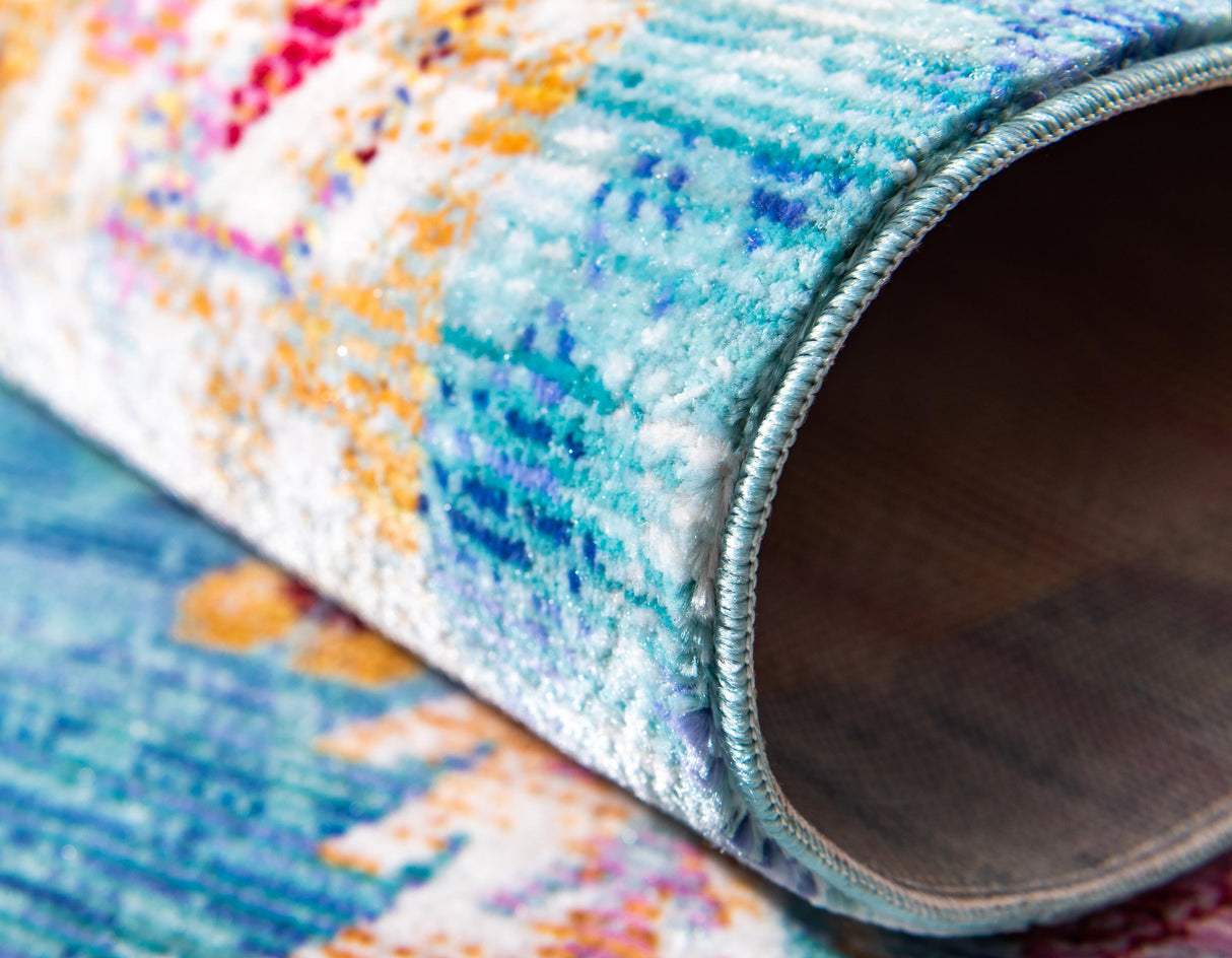 Floravana Vintage Teppich mit Blumenmuster | Eleganter Stil | Weich & Strapazierfähig | Perfekt für Wohnzimmer & Schlafzimmer