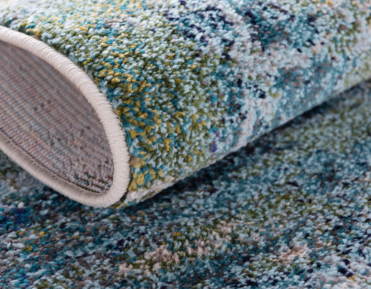 AquarelLuxe Teppich - Wasserfarben-Design | Hochwertiger Teppich für Wohn- & Schlafzimmer | Weich & Pflegeleicht