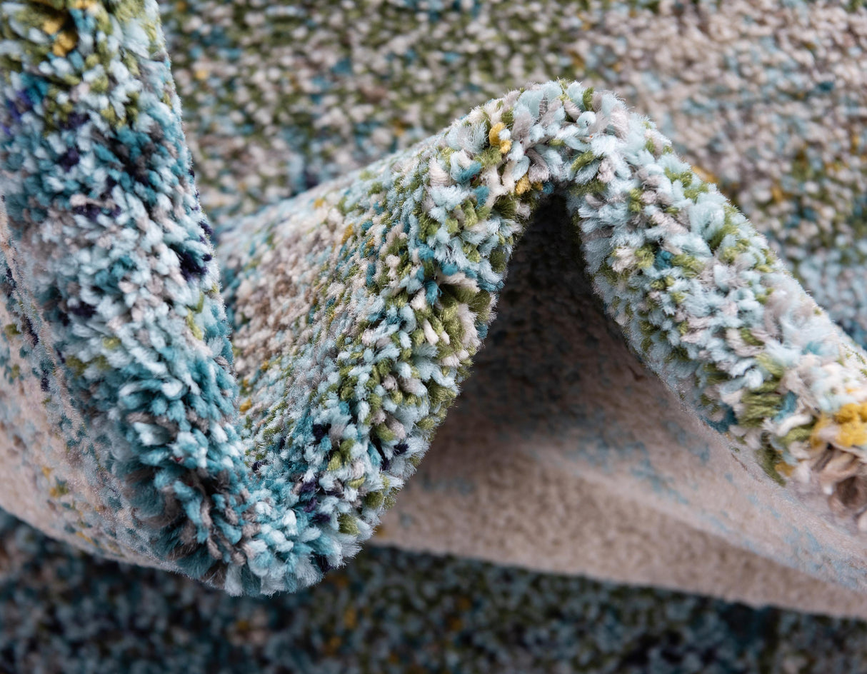 AquarelLuxe Teppich - Wasserfarben-Design | Hochwertiger Teppich für Wohn- & Schlafzimmer | Weich & Pflegeleicht