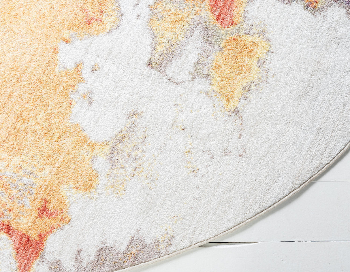 ColorNova Moderner Teppich mit Farbspritz-Design | Hochwertiger Wohnteppich | Vielseitig einsetzbar | Stilvolle Wohnkultur