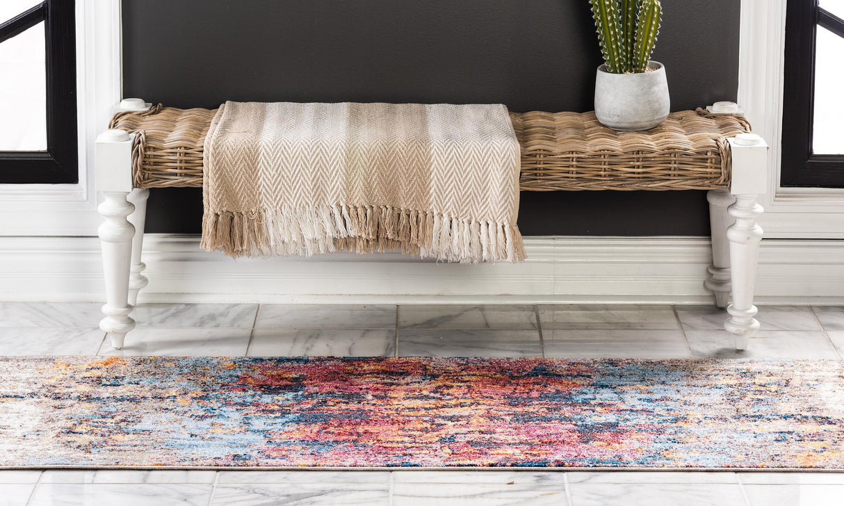 ColorWave - Moderner Design Teppich | Farbige Akzente | Weich & Strapazierfähig | Perfekte Wohnraumdeko