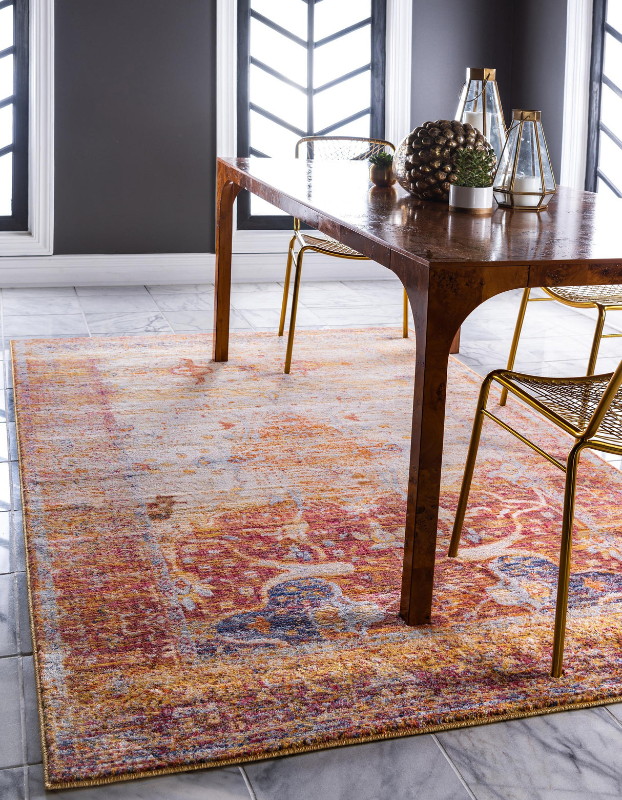 TrevinaLux - Moderner Teppich | Zeitloses Design für Wohnräume | Weicher Bereichsteppich