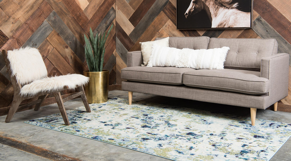 ArtisLoom - Art Deco Teppich in Multicolor Design | Moderner Stil | Luxuriöse Wohnraumgestaltung