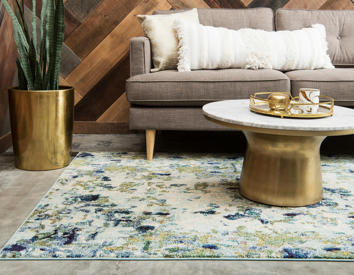 ArtisLoom - Art Deco Teppich in Multicolor Design | Moderner Stil | Luxuriöse Wohnraumgestaltung