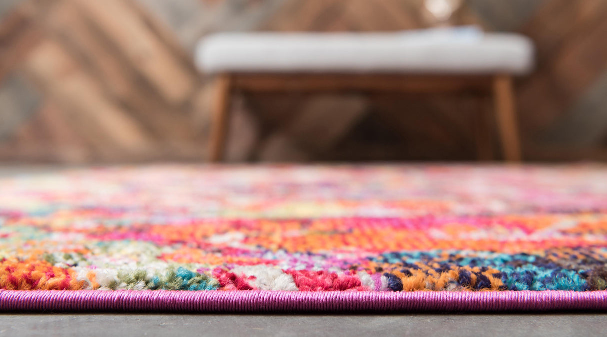 ArtisLoom - Art Deco Teppich in Multicolor Design | Moderner Stil | Luxuriöse Wohnraumgestaltung