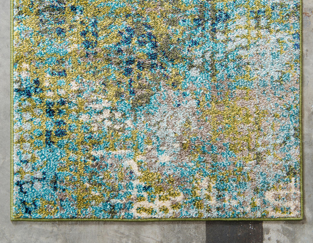 Orbira Moderner Teppich mit Kreisdesign | Elegante Wohnraumdeko | Weich & Pflegeleicht