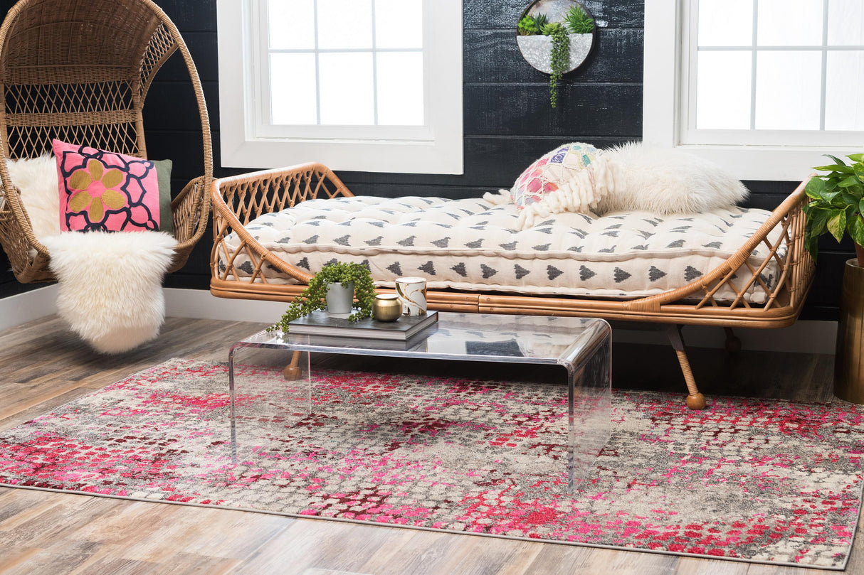 Circluna Moderner Teppich mit Kreisdesign | Luxuriöse Wohnraumdeko | Weich & Pflegeleicht