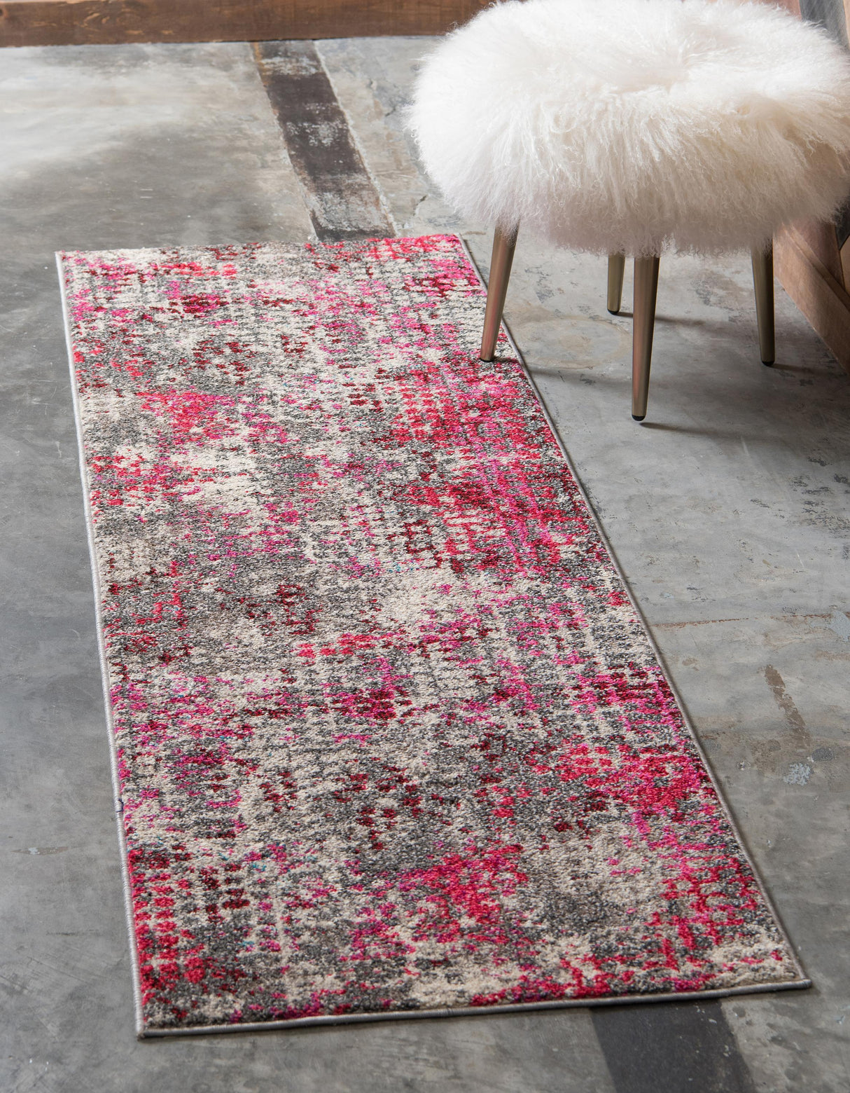 Orbira Moderner Teppich mit Kreisdesign | Elegante Wohnraumdeko | Weich & Pflegeleicht