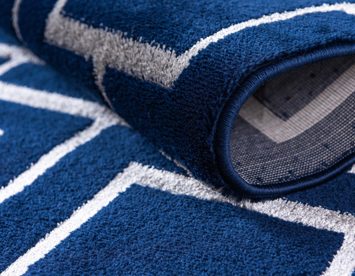 CubeLux Design Teppich | Luxuriöser Würfelmuster Teppich | Weich & Stilvoll | Verschiedene Größen & Farben