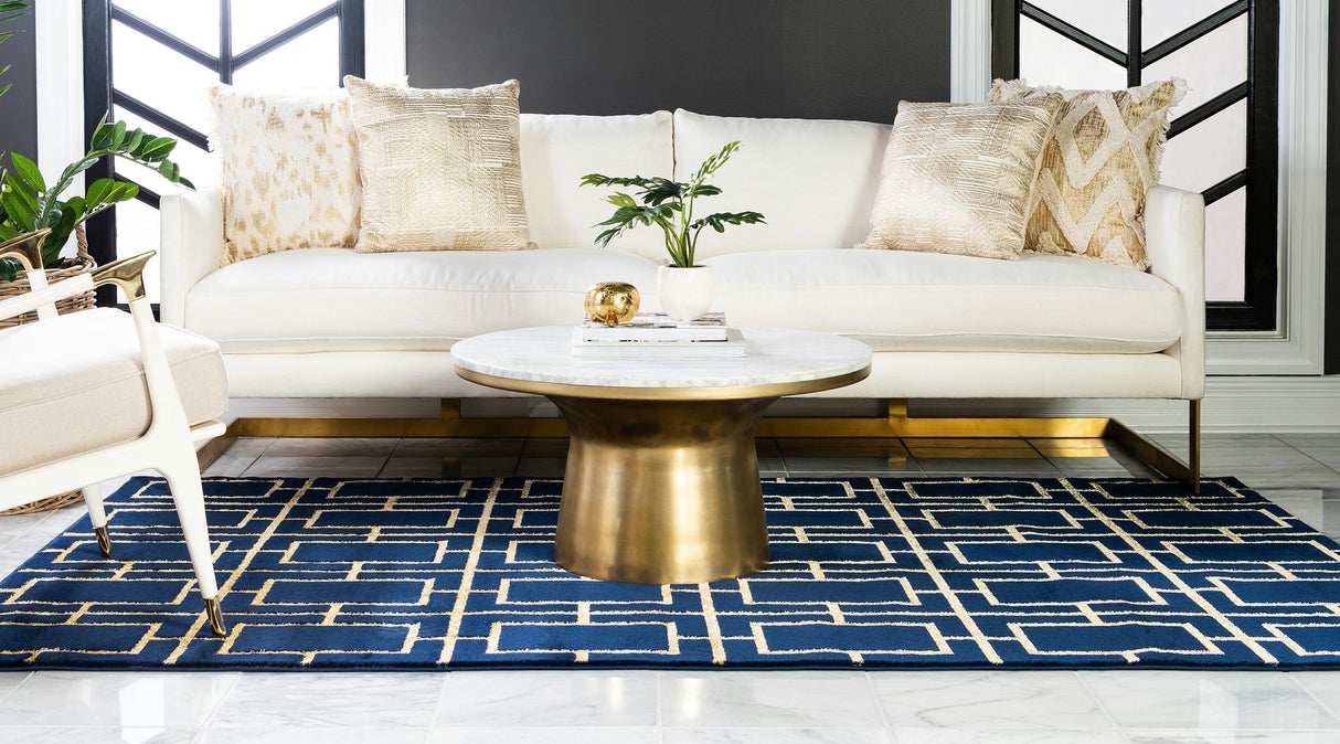 CubeLux Design Teppich | Luxuriöser Würfelmuster Teppich | Weich & Stilvoll | Verschiedene Größen & Farben