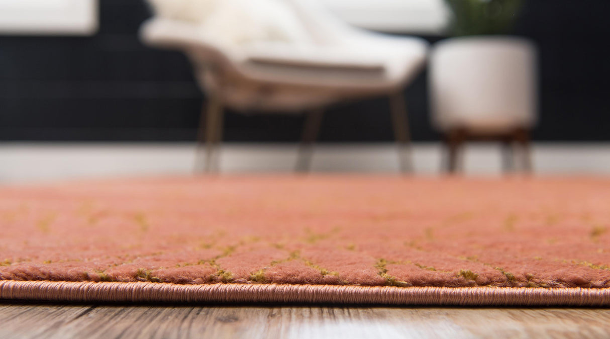 Floriva Lotusblumen-Teppich | Luxus-Design | Hochwertige Musterung | Wohn- & Schlafzimmer-Deko