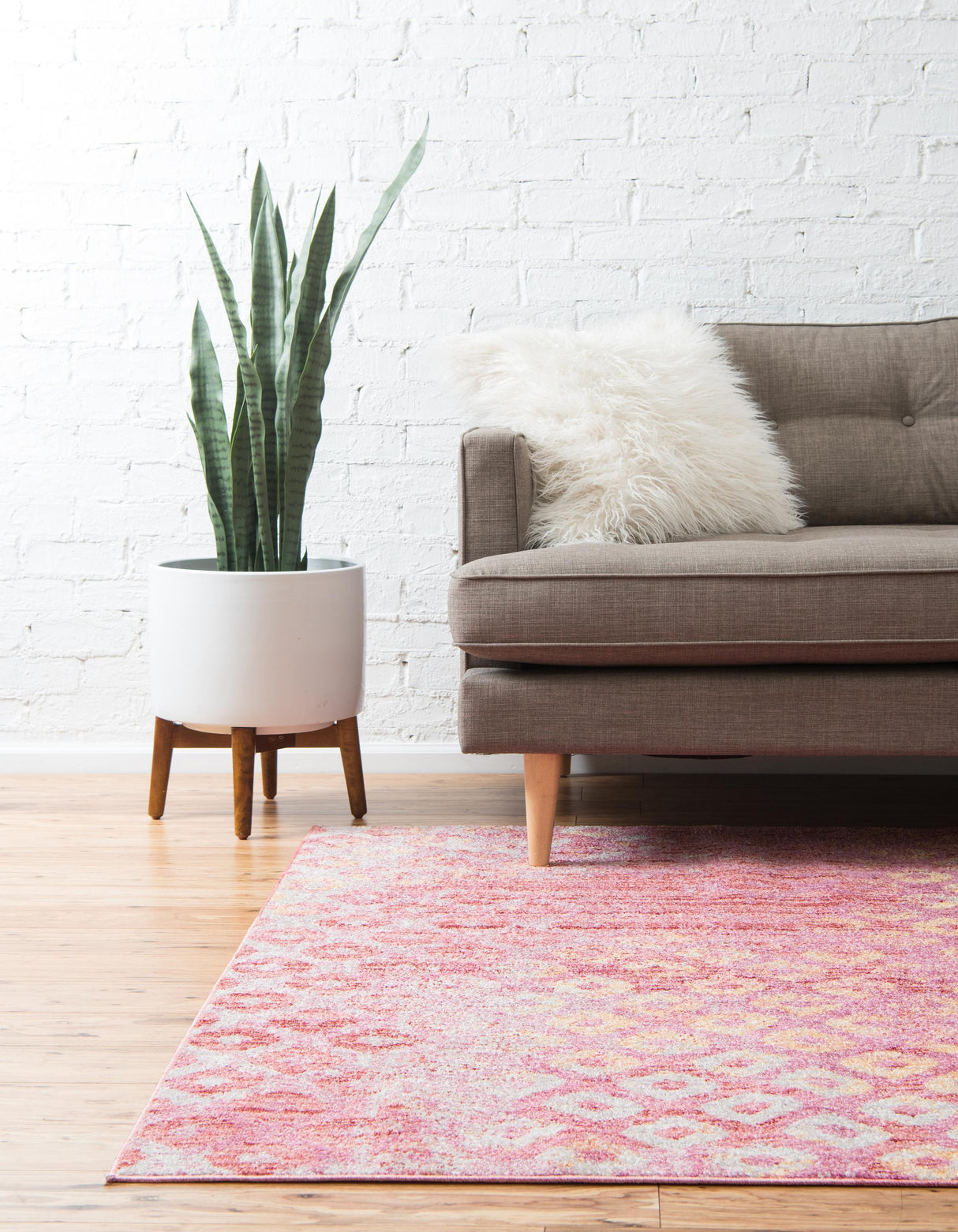 ColorPatch Regenbogen Teppich | Quadratmuster Teppich | Moderne Farben & Designs