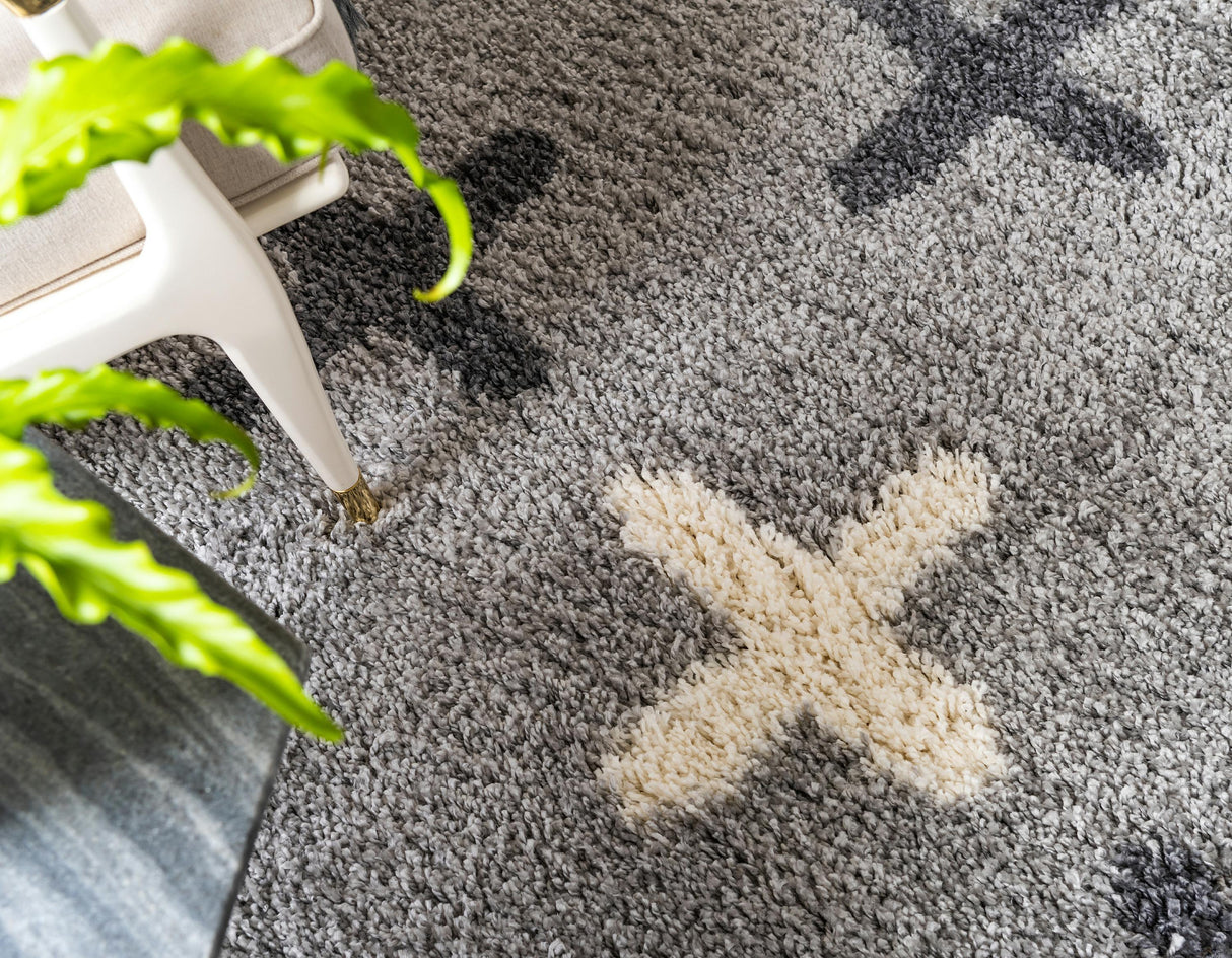 SkandiSoft - Moderner Nordic Shaggy Teppich | Kuschelige Eleganz für Ihr Zuhause | Weich & Zeitlos