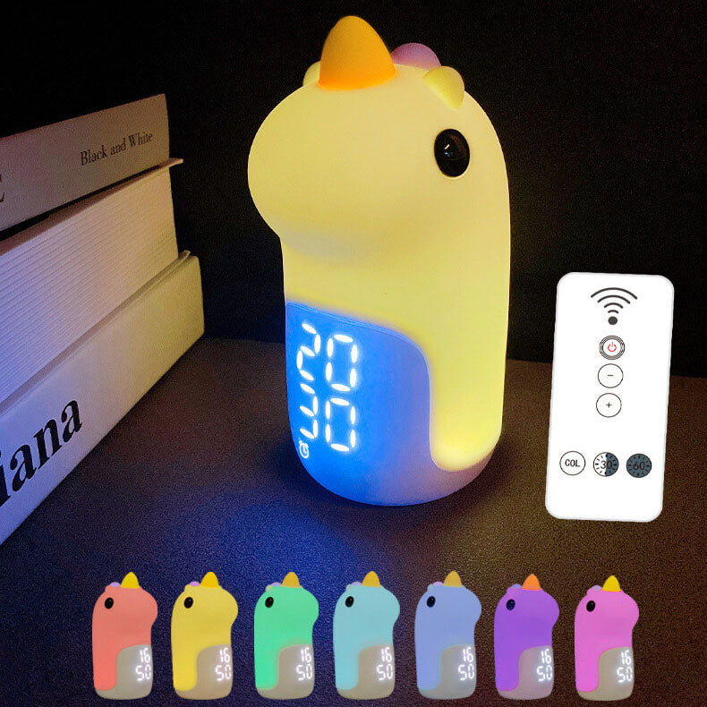 Unilora DreamLight Wecker | Einhorn Design | Timer & LED Nachtlicht | Kinderzimmer-Deko