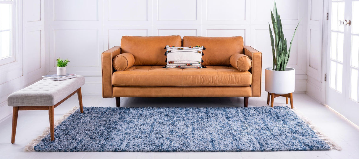 Marlea Hochflor Teppich mit Meliertem Design | Weich & Gemütlich | Perfekt für Wohnzimmer & Schlafzimmer