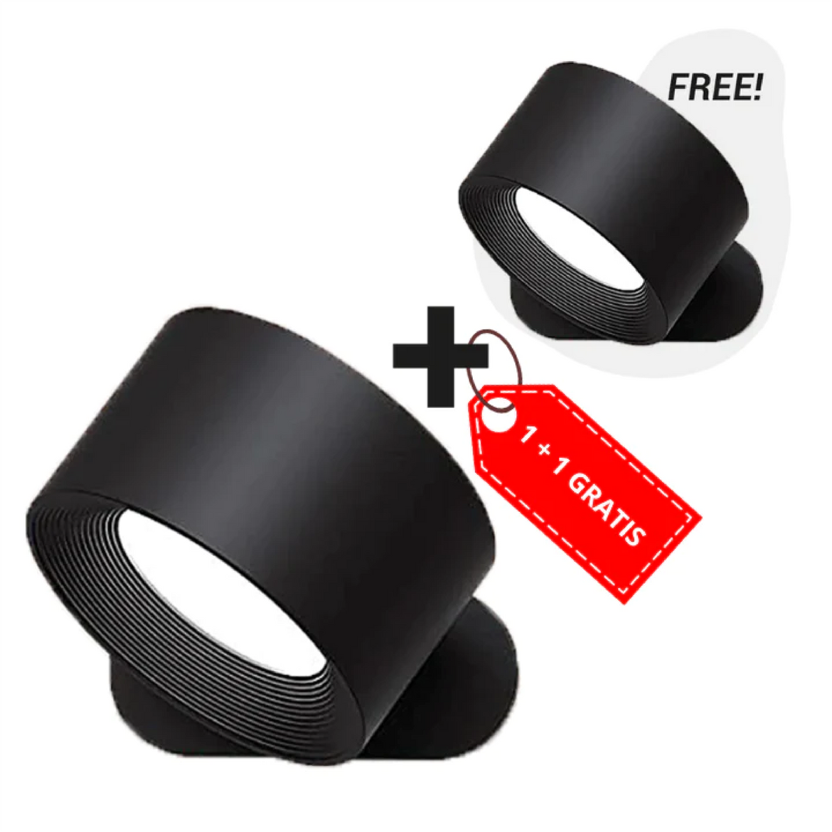 InstaBeam 360° Kabellose Wandleuchte | Wiederaufladbar | Flexibles LED Licht für Zuhause & Büro