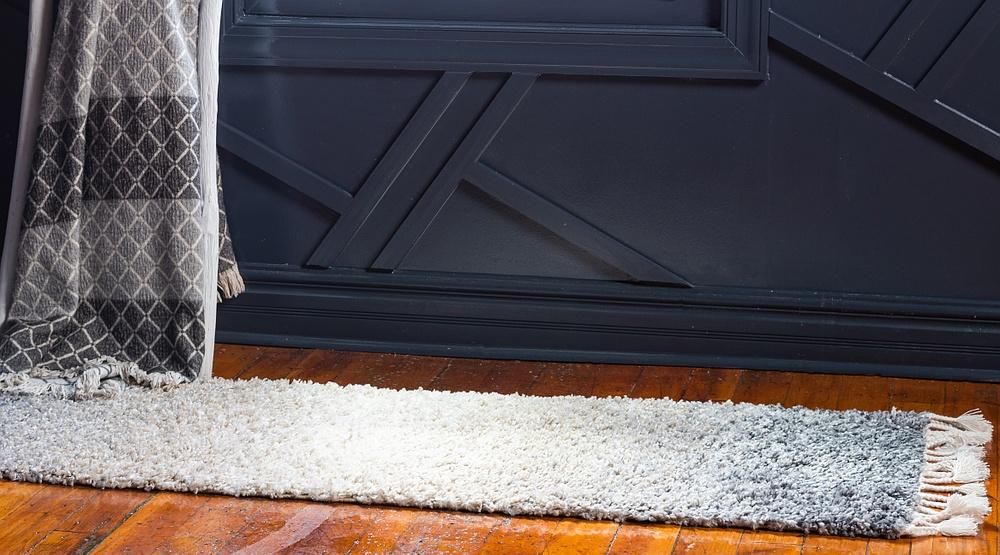 Velviona Gradient Shaggy Teppich | Weicher Hochflorteppich | Modernes Farbverlauf-Design