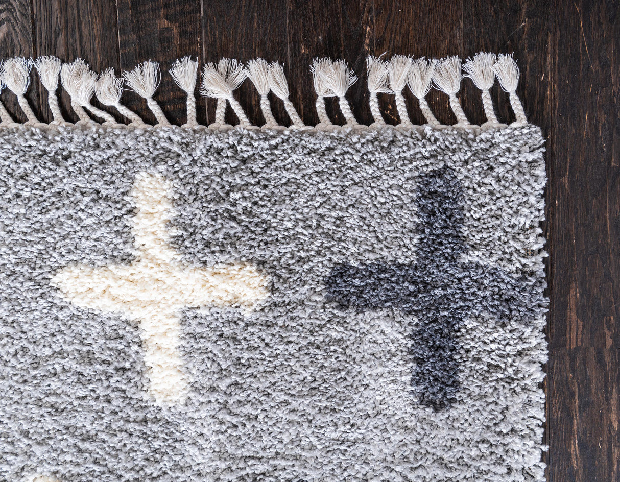 SkandiSoft - Moderner Nordic Shaggy Teppich | Kuschelige Eleganz für Ihr Zuhause | Weich & Zeitlos