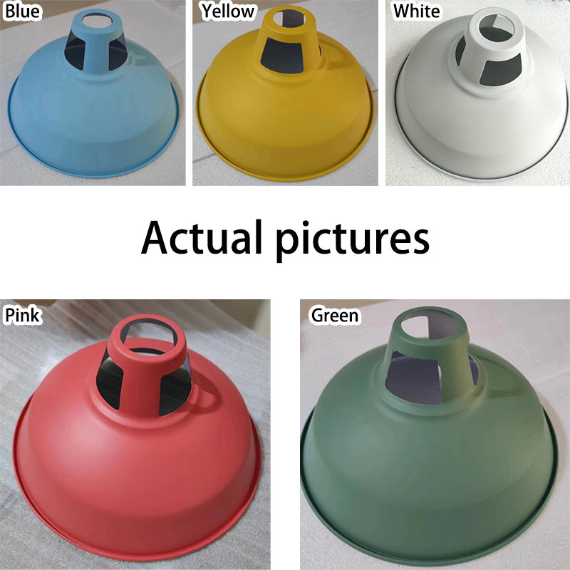 UrbanGlow Industrielle Pendelleuchte | Farbige Barn Shade Hängeleuchte | 1-flammig für Küche & Esszimmer