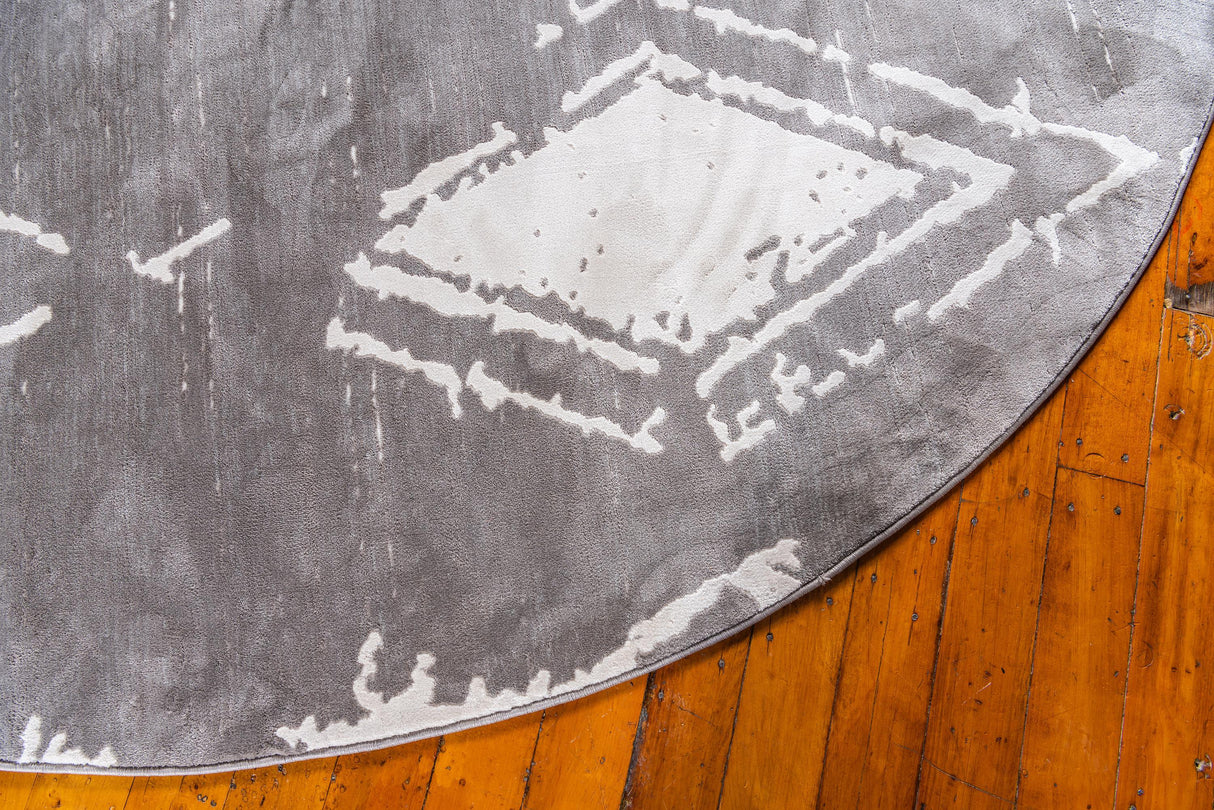 Rautanova Moderner Teppich mit verblasstem Rautenmuster | Weich & Strapazierfähig | Perfekt für Wohnzimmer & Schlafzimmer