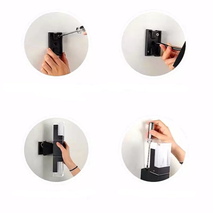 LumiGuard Bewegungsmelder-Wandleuchte | LED Außenleuchte | Energiesparend | Wetterfest | Ideal für Garten und Terrasse